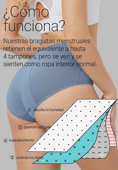 Braguitas Menstruales Eco: Cero Tóxicos y Máxima Comodidad