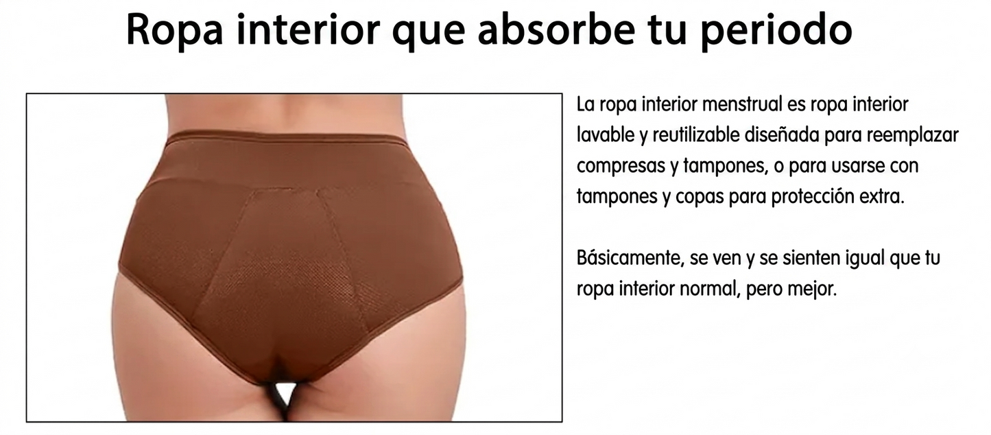Braguitas Menstruales Eco: Cero Tóxicos y Máxima Comodidad